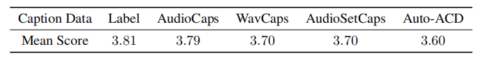 Human Evaluation Scores